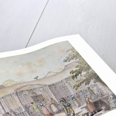 The Cafe Goddet, Boulevard du Temple, at the Time of the Consulat, 1799-1804 by Jacques Francois Joseph Swebach