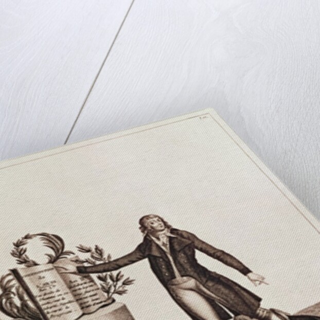 The Tyrant of the Revolution Crushed by the Supporters of the Constitution of An III engraved by Massol by Francois Maria Isidore Queverdo