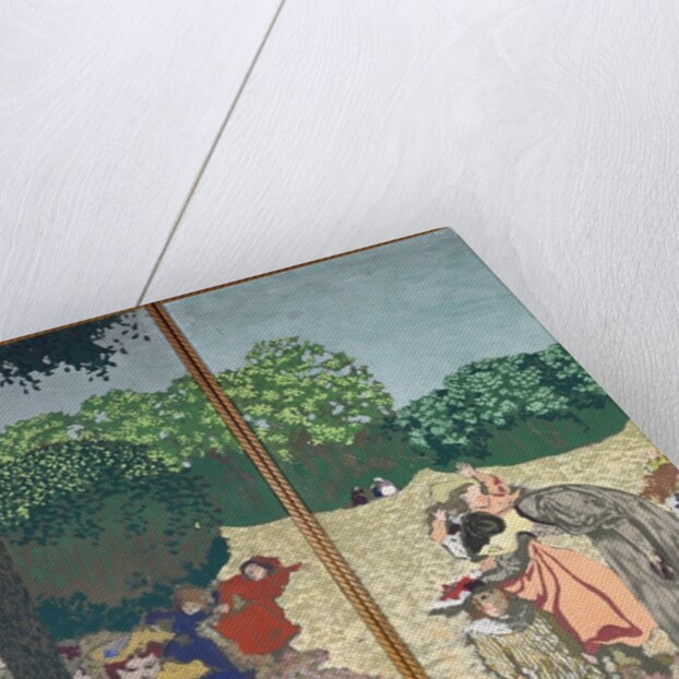 The Public Gardens: Young Girls Playing and the Interrogation, 1894 by Edouard Vuillard