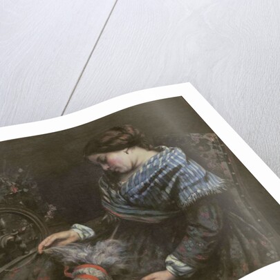 The Sleeping Embroiderer, 1853 by Gustave Courbet