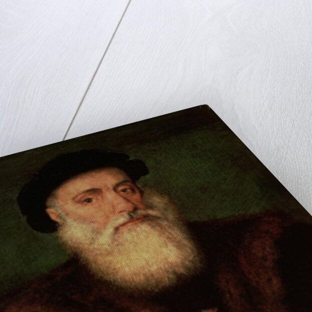 Portrait presumed to be of Vasco da Gama, c.1524 by Portuguese School