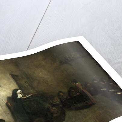 Interior of a School for Orphaned Girls, 1850 by Francois Bonvin