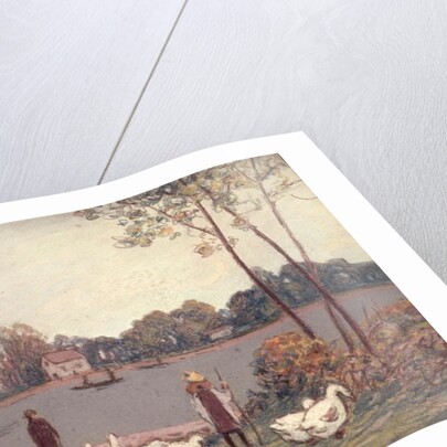 On the Banks of the Loing by Alfred Sisley