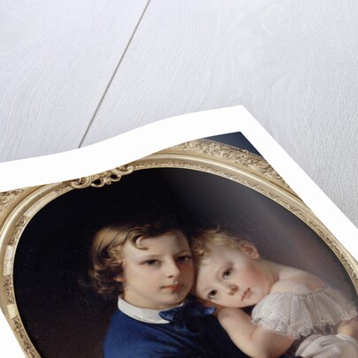 Paul and Rene Dubufe, c.1852 by Claude-Marie Dubufe