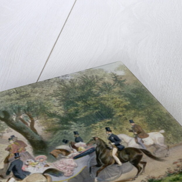 Promenade au Bois by Eugene Charles Francois Guerard