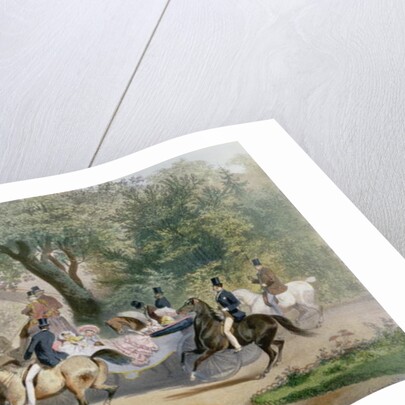 Promenade au Bois by Eugene Charles Francois Guerard