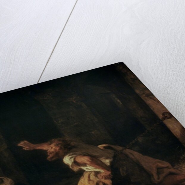 The Prisoner of Chillon, 1834 by Ferdinand Victor Eugene Delacroix