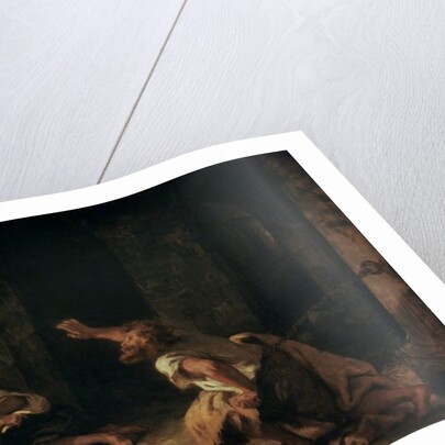 The Prisoner of Chillon, 1834 by Ferdinand Victor Eugene Delacroix