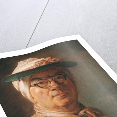 Self Portrait, 1775 by Jean-Baptiste Simeon Chardin