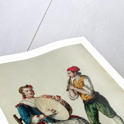 Venetian Musician by Jan van Grevenbroeck