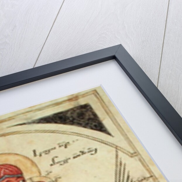 Ms 481 fol.8v Virgin and Child with Angels, from a Gospel by Guirages