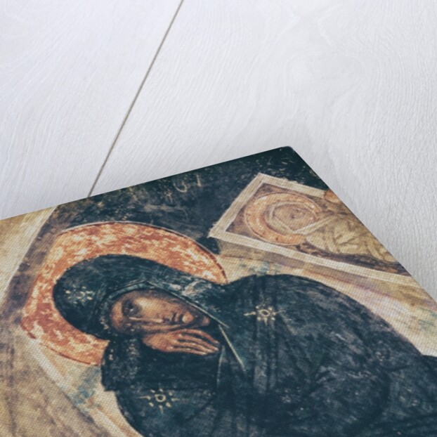 The Nativity, detail of the Virgin by Byzantine