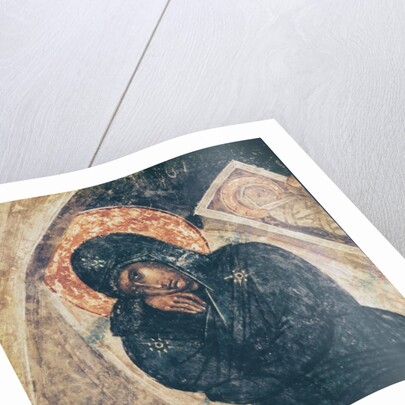 The Nativity, detail of the Virgin by Byzantine