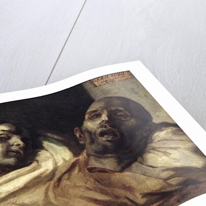 Heads of Torture Victims by Theodore (after) Gericault