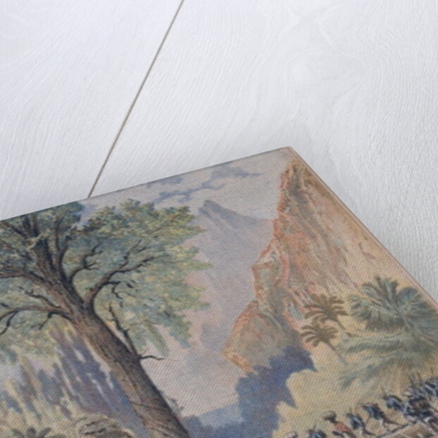 The Resident-General of Madagascar, Charles le Myre de Vilers and French colonists reach the coast by French School