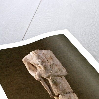 Amun protecting Amenhotep III from the Temple of Amun, Karnak by Egyptian 18th Dynasty