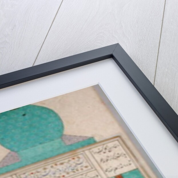 Ms D-212 fol.216a Bahram Visits a Princess in the Turquoise Pavilion by Persian School