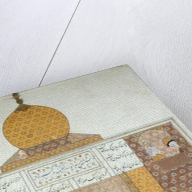 Ms D-212 fol.205b Bahram Visits the Princess of Turkestan by Persian School