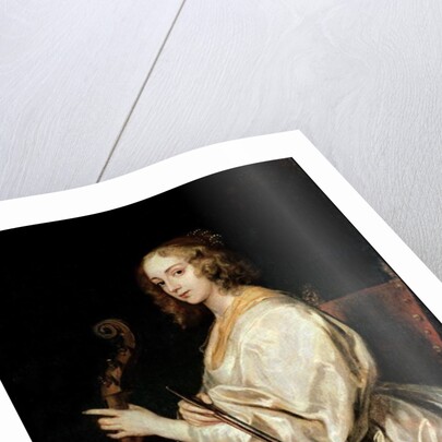 Young Woman Playing a Viola da Gamba by Anthony van Dyck