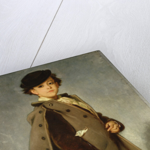 Edmond Dehodencq wearing an Inverness cape, 1872 by Alfred Dehodencq