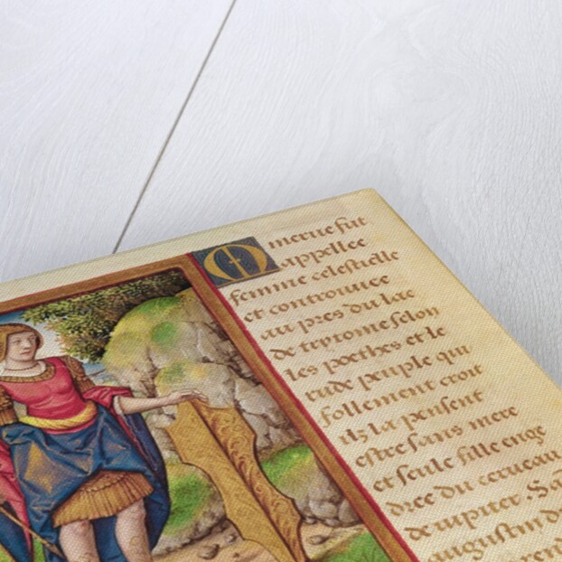 Ms 17 Minerva by French School