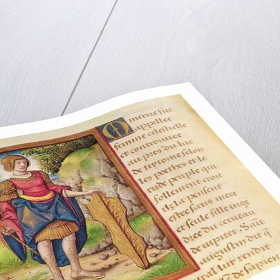 Ms 17 Minerva by French School