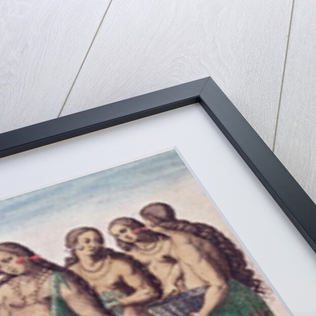 Chief Satouriona and his Wife go for a Walk by Jacques Le Moyne