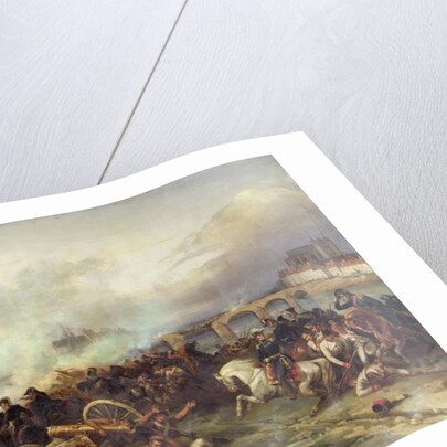 Battle of Montereau, 18th February 1814 by Jean Charles Langlois