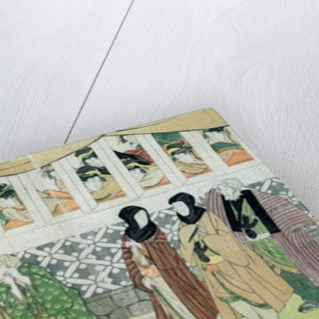 Actors Walking by Utagawa Toyokuni