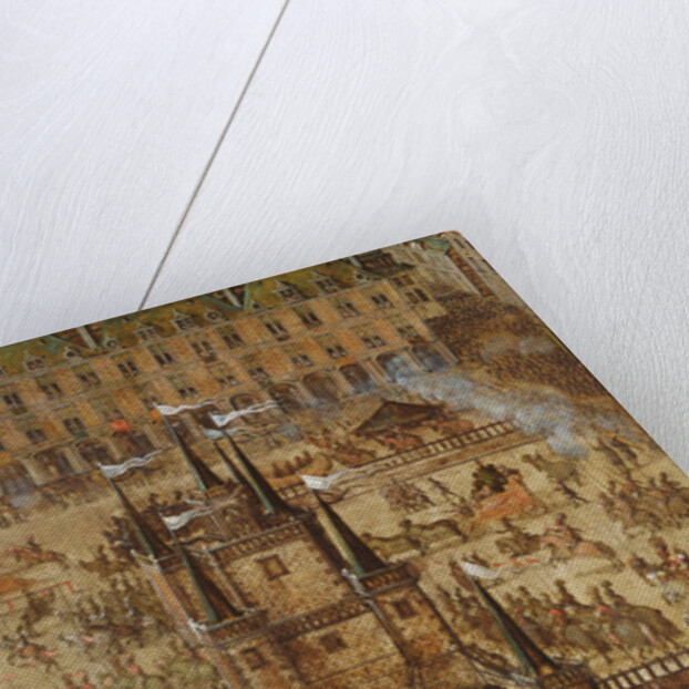 The Place Royale and the Carrousel in 1612 by French School