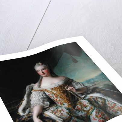 Dauphine Marie-Josephe de Saxe 1751 by Jean-Marc Nattier