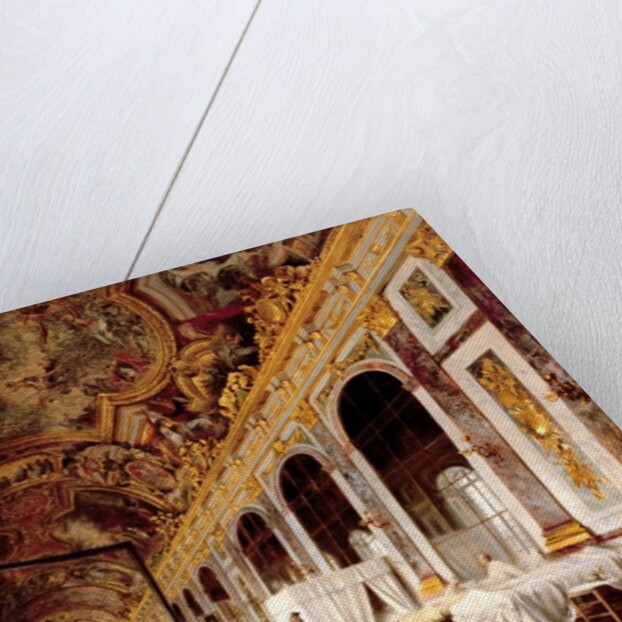 The Hall of Mirrors at Versailles used as Military Hospital for Tending Wounded Prussians in 1871 by Victor Buchereau