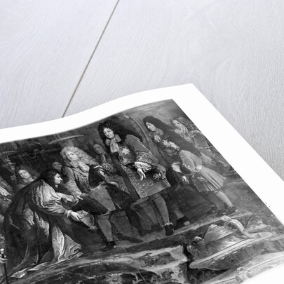 The Doge of Genoa offering his apologies to Louis XIV the 15th May 1685, 1715 by Claude-Guy Halle