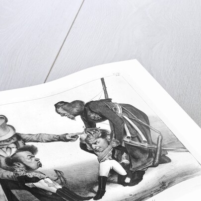 The Civil War in Portugal bringing into conflict Pedro I, Emperor of Brazil & King of Portugal and Dom Miguel, 1832-34 by Honore Daumier