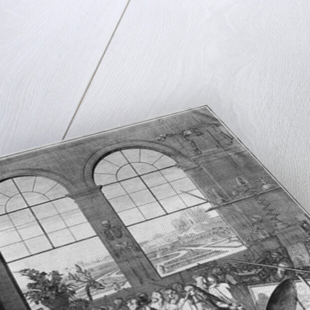 Louis XIV and his Entourage visiting the Royal Academy of Sciences, after 1665 by Sebastien I Le Clerc