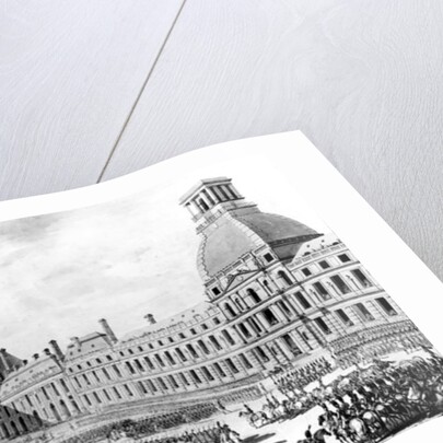 Napoleon Bonaparte First Consul, Reviewing his Troops at the Tuileries by Jacques Francois Joseph Swebach