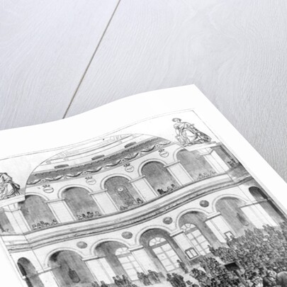 The 'Corbeille' at the Paris Bourse, 1873 by French School