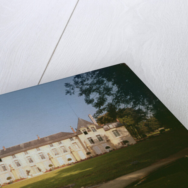 View of the garden facade, built in 1622 by French School