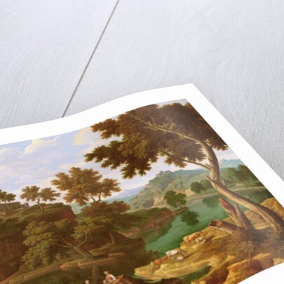 Landscape with a River by Etienne Allegrain