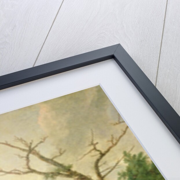 Peasant Woman Washing Clothes near a Bridge by Jean-Baptiste Huet