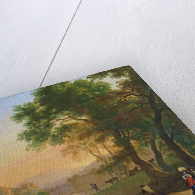 Setting Sun, Italy by Herman van Swanevelt