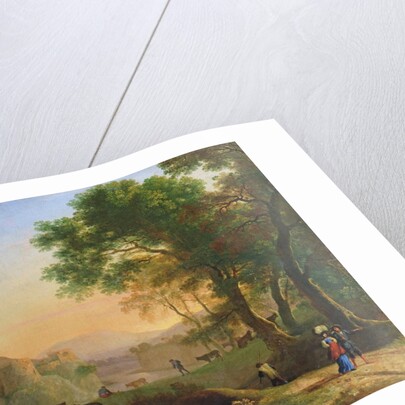 Setting Sun, Italy by Herman van Swanevelt