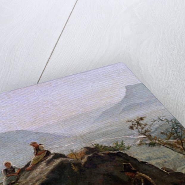 View of the Adige Valley, 1831 by Rudolph Friedrich Wasmann