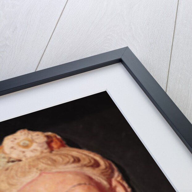 Head and bust of a Bodhisattva in princely costume, from Kumtura, Xinjiang, 7th-8th century by School Chinese