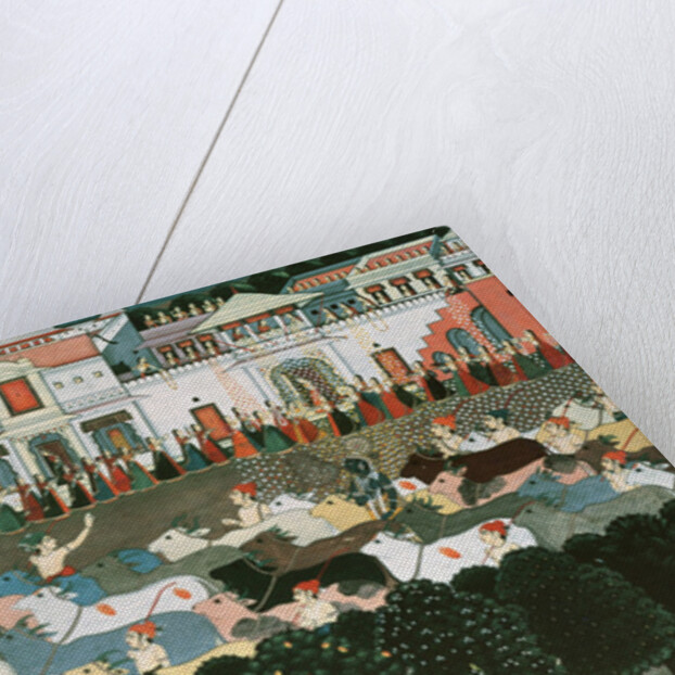 Returning to the Cowshed 8:l'heure du retour a l'etable; by Indian School