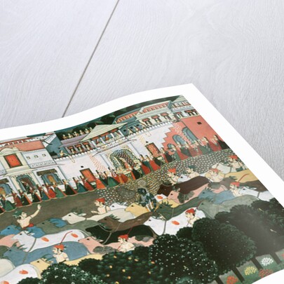 Returning to the Cowshed 8:l'heure du retour a l'etable; by Indian School