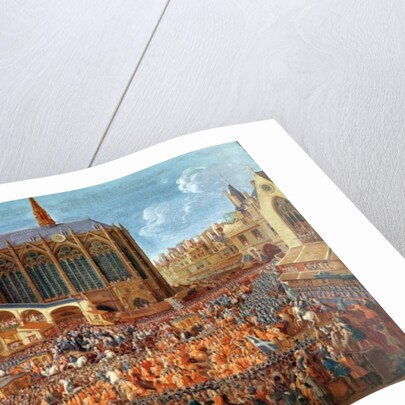 The Departure of Louis XV from Sainte-Chapelle after the 'lit de justice' which ended the reign of Louis XIV, 12th September 1715, 1735 by Pierre-Denis Martin