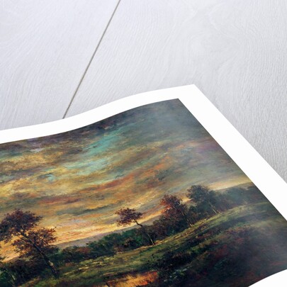 Pond at the Edge of a Wood by Theodore Rousseau