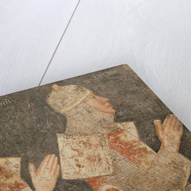 Two crusaders of the Minutolo family by Pietro Cavallini