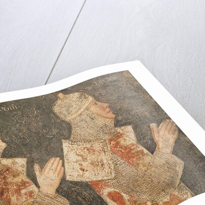 Two crusaders of the Minutolo family by Pietro Cavallini